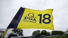US PGA Championship 18th hole flag
